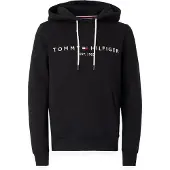 Tommy Hilfiger Core Tommy Logo Hoody - Black - XL