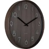 Karlsson Pure medium seinäkello walnut wood 40 cm KA5809WN