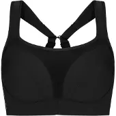 Röhnisch Women's High Support Sportsbra E-Cup Black Alusvaatteet 80E