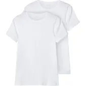 Name it Nkmt-Shirt Slim 2P Noos - White - 158-164