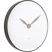 Karlsson Wall Clock Albatross Iron Black - Black - Ø50X5.5CM