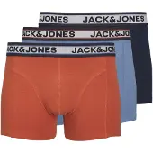 Jack & Jones Bokserishortsit 'JACMarco' vaaleansininen / tummansininen / vaaleanharmaa / tummanoranssi