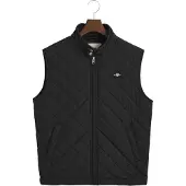 Gant Quilted Windcheater Vest - Black - M