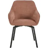 Ebuy24 Tuoli Clara ruskea, metalli, 4 jalkaa