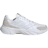 Adidas Urheilukengät 'Courtjam Control 3 Premium' kullankeltainen / taupe / valkoinen