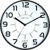 Unilux Pila Pop Silent Wall Clock Including 285 Cm Musta
