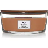 Woodwick Santal Myrrh tuoksukynttilä sisältää puusydämen (hearthwick) 453,6 g