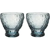 Kosta Boda Moss tumbler lasi pyöreä 33 cl 2-pack Sininen