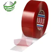 TESA 4965, 19 mm x 50 m, Punainen, Akryylinitriilibutadieenistyreeni (ABS), 50 m, 19 mm, 1 kpl (04965-00008-00)