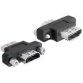 DeLOCK HDMI A, 19-p HDMI A, 19-p HDMI A, Musta (65313)