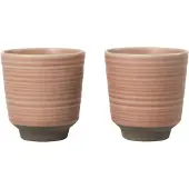 Broste Copenhagen Miko muki 15 cl 2-pack. Dusty pink