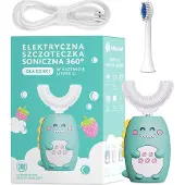 Simed Sonic Hammasharja 360 lapsille U-muotoinen 2 in 1 - vihreä