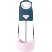 B.Box Bottle with Straw pullo sisältää pillin Indigo Pink 1 kpl