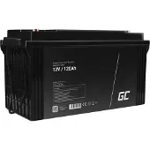 Green Cell – AGM31, 120 ah, 12 V, Meri/vapaa-aika, Huoltovapaa, Musta, 175 mm