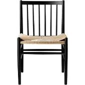 FDB Møbler J80 tuoli Beech black painted-nature