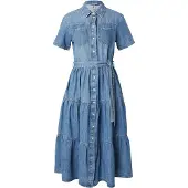 ONLY Onlaliyah S/S Layer Dnm Dress Akm Noos - Blue - XL