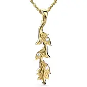 Festive Feeniks timanttiriipus keltakulta 0,03ct 14-706-003R-KK-HSI1