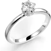 Festive Heidi Hidden Halo timanttisormus valkokulta 0.38ct 14-710-038-PK-HSI1