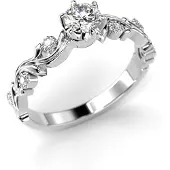Festive Feeniks Lux Briljant timanttisormus valkokulta 0.36ct 14-713-036-VK-HSI1