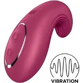 Satisfyer Dipping Delight - ladattava klitoriskiihotin (punainen)