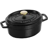Staub La Cocotte ovaali pata valurauta 0,6 L Musta