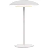 Newgarden Sardinia LED-ladattava valaisin IP44 valkoinen 30 cm Sardinia, himmennettävä, Valkoinen/opaali, Metalli, Moderni