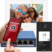 Hikvision Hilook IP video door entry kit IP-VIS-Pro-W
