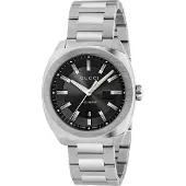 Gucci Miesten kello YA142301 Musta/Teräs Ø41 mm