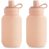 Mushie täytettävä sosepussi 2 kpl Blush