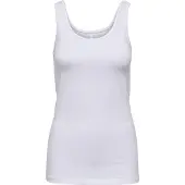 ONLY Onllive Love S/L Tank Top Noos - White - XS