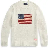 Ralph Lauren Pusero - Neulottu - Valkoinen M. Liput - - 8 v (128) - Puserot