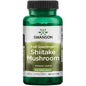 Swanson Health Shiitakesieni, 500 mg - 60 kapselia