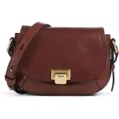 The bridge Federica Crossbody-laukku Nahka 20 cm Ruskea