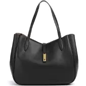 Ralph Lauren Polo ID Shopperit Nahka 44 cm Musta