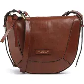 The bridge Fedora Crossbody-laukku Nahka 27 cm Ruskea