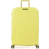 Piquadro PQ-Light Special 4-pyöräinen vetolaukku 69 cm Laajennettava Keltainen