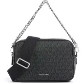 Michael Kors for woman. 32S5SYTC5V Bryant medium shoulder bag with logo black (OSFA), Casual, Canvas