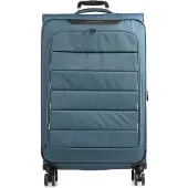 Travelite Skaii 4-pyöräinen vetolaukku 78 cm Laajennettava Sininen