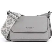 Kate spade new york Double up Crossbody-laukku Nahka 20 cm Harmaa