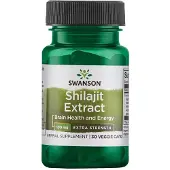 Swanson Health Shilajitin uute, 100 mg - 30 kapselia