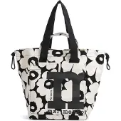 Marimekko Mono City Tote Unikko - Black - ONE SIZE