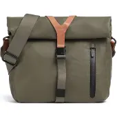 Aunts & uncles Japan RE Seki RE Crossbody-laukku 25 cm Oliivinvihreä