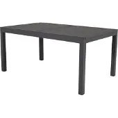 Venture Home Jatkettava puutarhapöytä Marbella 160/240cm, musta