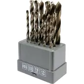 VOREL Metalliporanteräsarja 21999; 1-10 mm; 19 kpl.