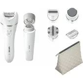 Philips Beauty Set Series 9000 BRE770/92 Koko vartalolle, Valkoinen, 32 pinsettiä, Keraaminen, Vatsa, Kainalot, Takareidet, Bikinialue, Pakarat, Ri...