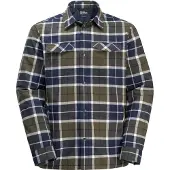 Jack Wolfskin Men's Van View Shirt Night Blue 41 Pitkähihaiset kauluspaidat S
