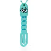 Mondikaarten Flexilight Reading lamp Bookworm Aqua