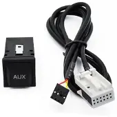 24hShop AUX-sovitinkaapeli ja pistoke Volkswagen RCD510/310/300+:lle