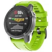 CaseOnline Sport Rannekoru Garmin Fenix 6S - Lime