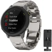 CaseOnline Rannekoru titaani Garmin Forerunner 745- Hopea